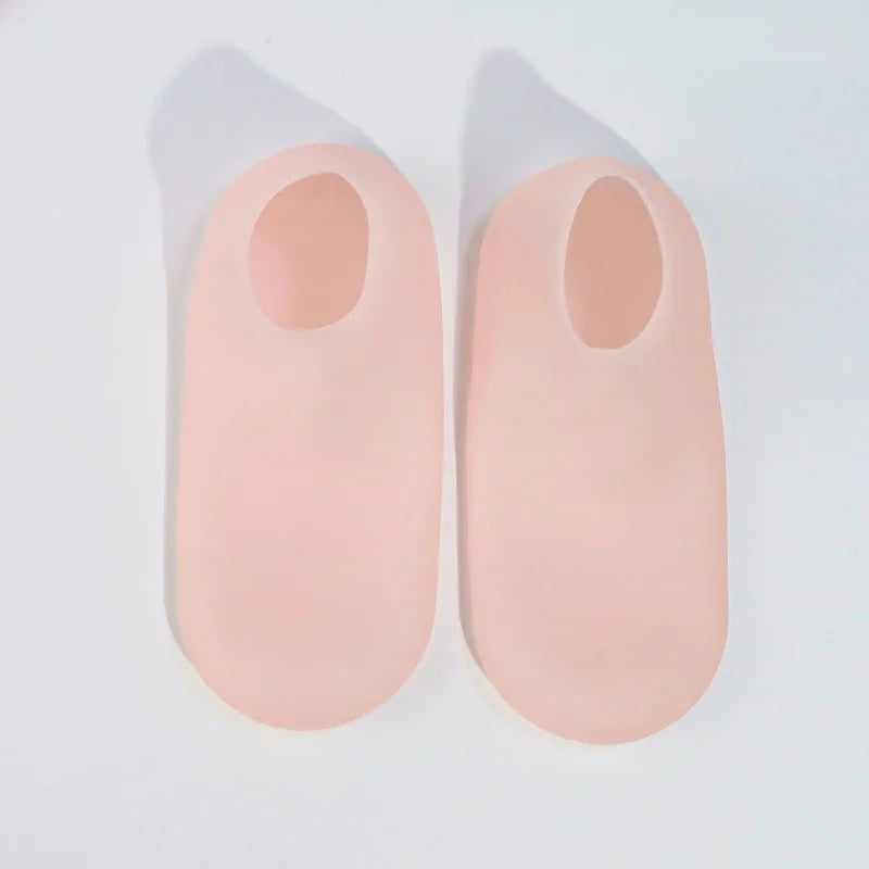 1 par de silicone hidratante máscara de pés